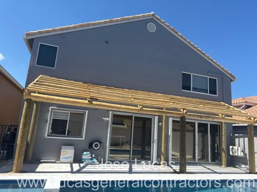 tiki hut lean to 7 ft x 38 ft (3)