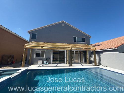 tiki hut lean to 7 ft x 38 ft (4)